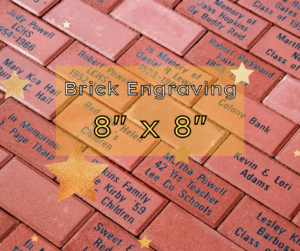 8"x8" Brick Engraving