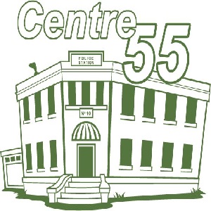 Logo for Centre 55. Click here to go to their website.
