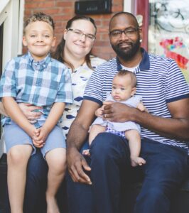 Board member Lindsay Reimers and her family. Click to learn more about Lindsay.